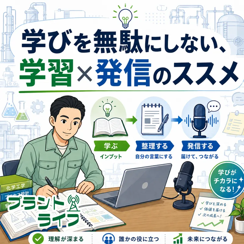 #103 学びを無駄にしない、学習×発信のススメ