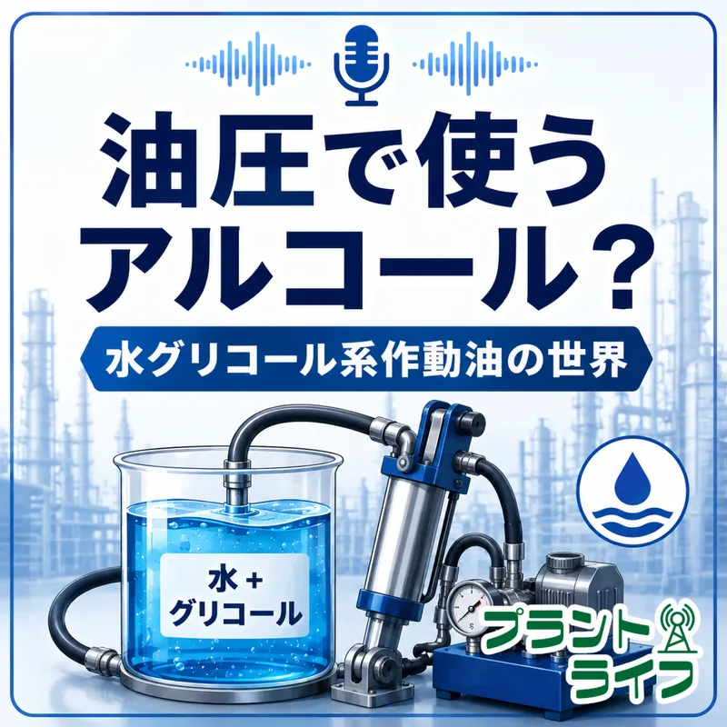 #108 油圧で使うアルコール？水グリコール系作動油の世界
