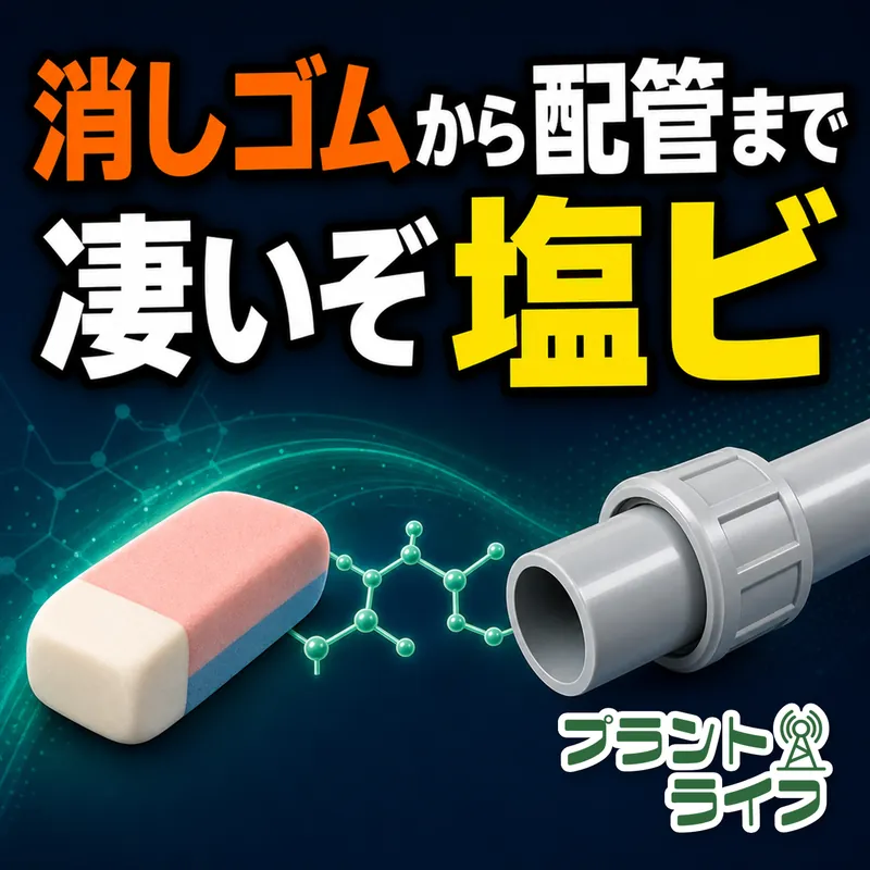 #113 消しゴムから配管まで、凄いぞ塩ビ！
