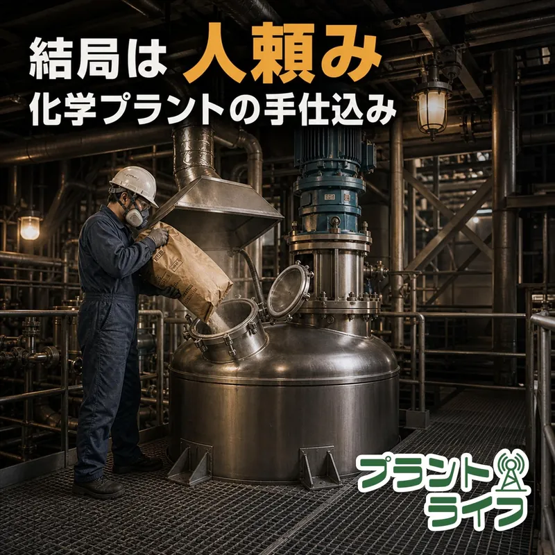 #123 結局は人頼み｜化学プラントの手仕込み