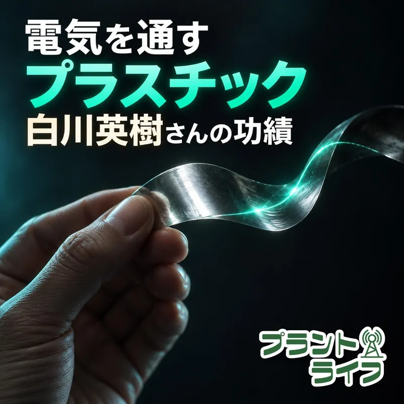 #126 電気を通すプラスチック！ノーベル化学賞、白川英樹さんの功績