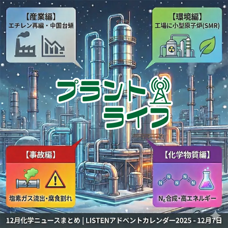 #53 注目の化学ニュース2025～新規化学物質から業界再編まで～