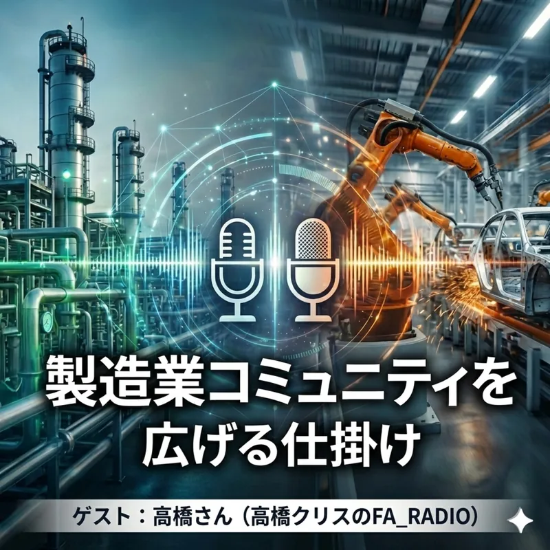 #62 製造業コミュニティを広げる仕掛け｜継続を支える経験値（ゲスト：高橋クリスのFA_RADIO 高橋さん）