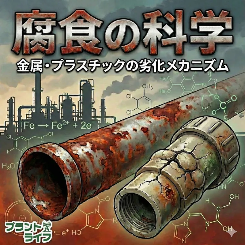 #64 プラントの天敵「腐食」：金属とプラスチックの劣化メカニズムと対策
