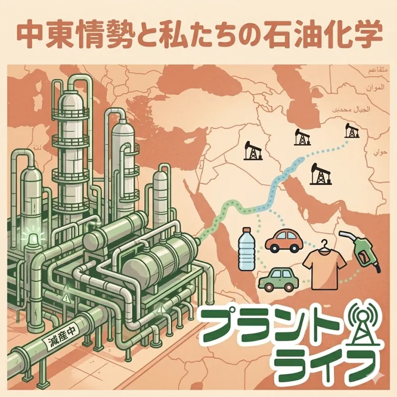#78 中東情勢の件で学ぶ石油化学
