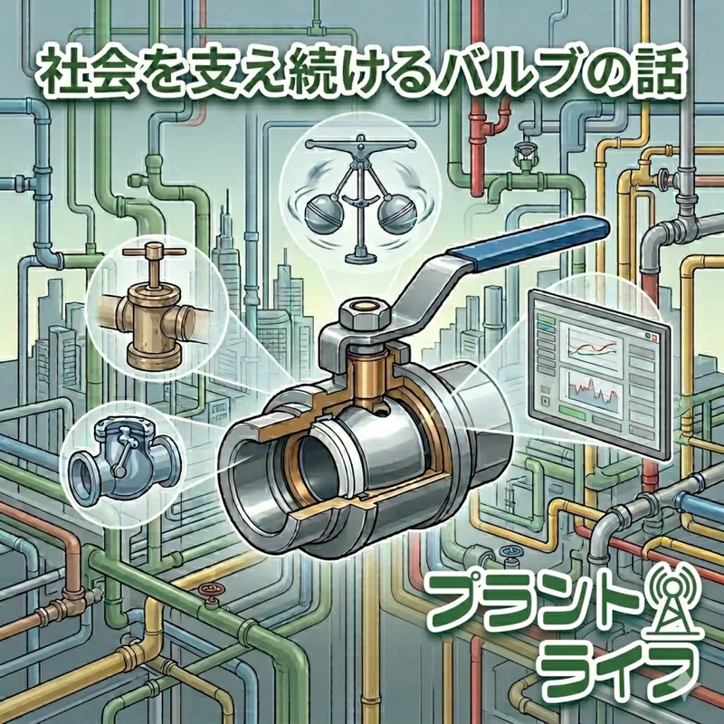 #82 社会を支え続けるバルブの話