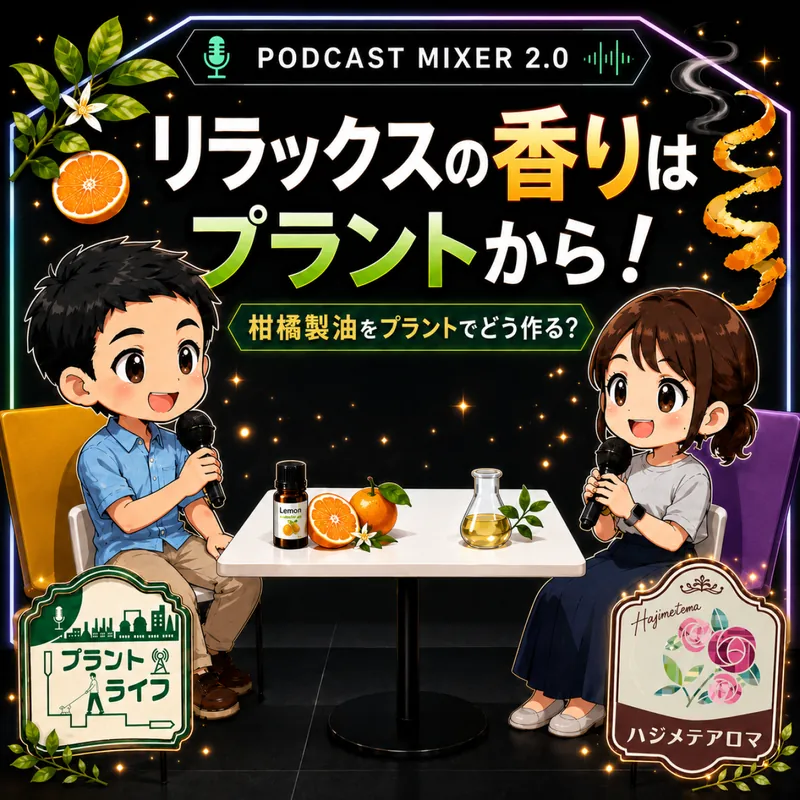 #98 リラックスの香りはプラントから！（対談：ハジメテアロマ ”蜜のあじ子 ”さん）
